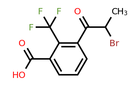 1806455-48-0 | 3-(2-Bromopropanoyl)-2-(trifluoromethyl)benzoic acid