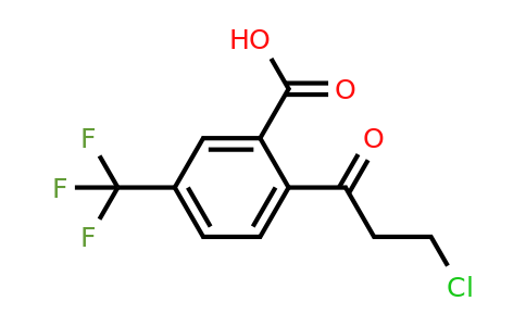 1806455-53-7 | 2-(3-Chloropropanoyl)-5-(trifluoromethyl)benzoic acid