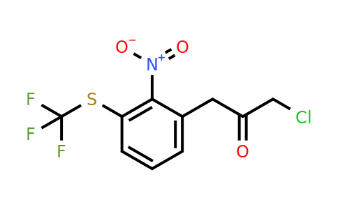 1806455-62-8 | 1-Chloro-3-(2-nitro-3-(trifluoromethylthio)phenyl)propan-2-one