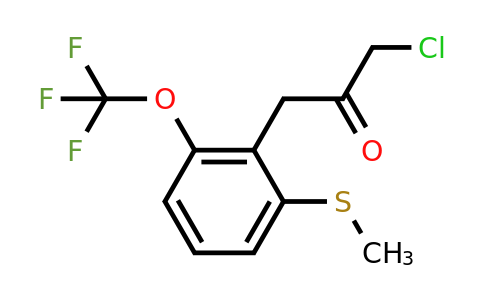 1806455-83-3 | 1-Chloro-3-(2-(methylthio)-6-(trifluoromethoxy)phenyl)propan-2-one