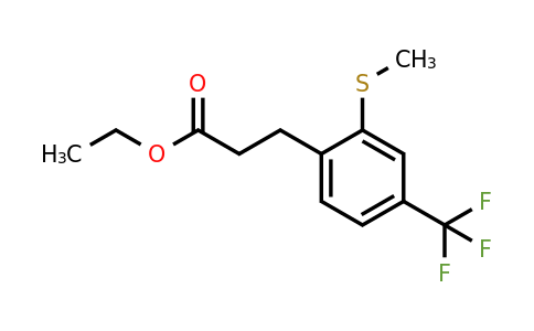1806455-96-8 | Ethyl 3-(2-(methylthio)-4-(trifluoromethyl)phenyl)propanoate
