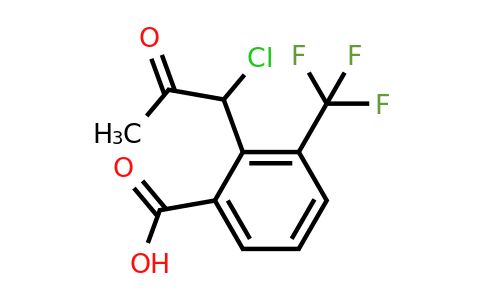 1806456-49-4 | 2-(1-Chloro-2-oxopropyl)-3-(trifluoromethyl)benzoic acid