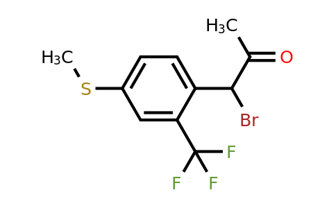 1806456-83-6 | 1-Bromo-1-(4-(methylthio)-2-(trifluoromethyl)phenyl)propan-2-one