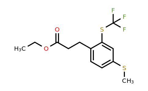 1806457-01-1 | Ethyl 3-(4-(methylthio)-2-(trifluoromethylthio)phenyl)propanoate