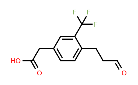 1806457-03-3 | 4-(3-Oxopropyl)-3-(trifluoromethyl)phenylacetic acid