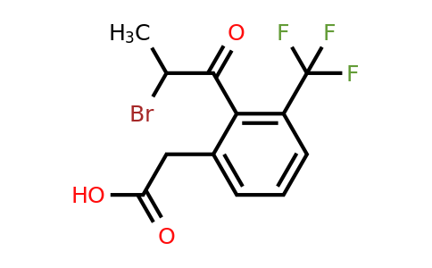 1806457-08-8 | 2-(2-Bromopropanoyl)-3-(trifluoromethyl)phenylacetic acid