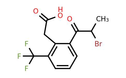 1806457-14-6 | 2-(2-Bromopropanoyl)-6-(trifluoromethyl)phenylacetic acid