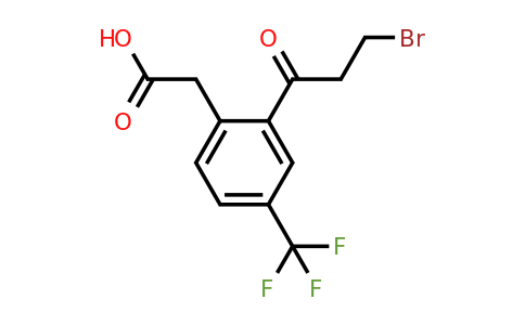 1806457-17-9 | 2-(3-Bromopropanoyl)-4-(trifluoromethyl)phenylacetic acid