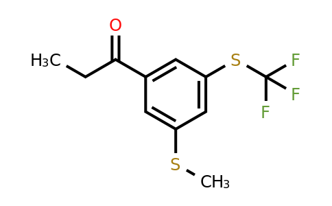 1806457-31-7 | 1-(3-(Methylthio)-5-(trifluoromethylthio)phenyl)propan-1-one