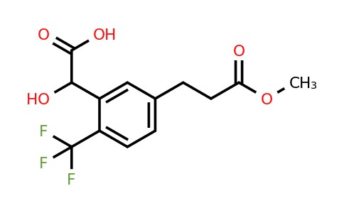 1806458-43-4 | 5-(3-Methoxy-3-oxopropyl)-2-(trifluoromethyl)mandelic acid