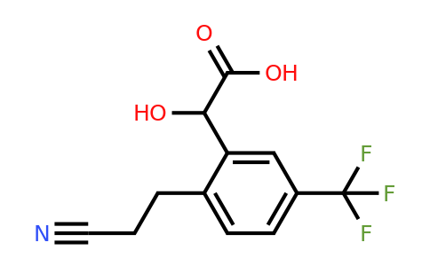 1806458-51-4 | 2-(2-Cyanoethyl)-5-(trifluoromethyl)mandelic acid