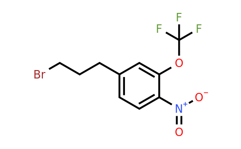 1806459-21-1 | 1-(3-Bromopropyl)-4-nitro-3-(trifluoromethoxy)benzene