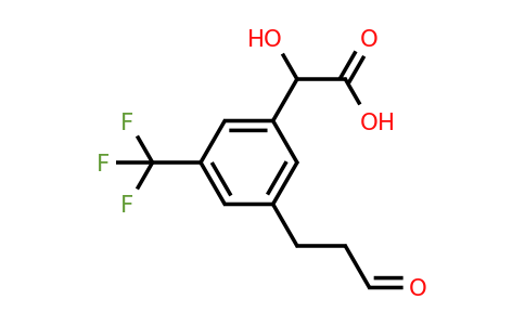 1806459-35-7 | 3-(3-Oxopropyl)-5-(trifluoromethyl)mandelic acid