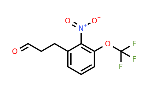 1806459-37-9 | 3-(2-Nitro-3-(trifluoromethoxy)phenyl)propanal