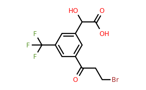 1806459-51-7 | 3-(3-Bromopropanoyl)-5-(trifluoromethyl)mandelic acid