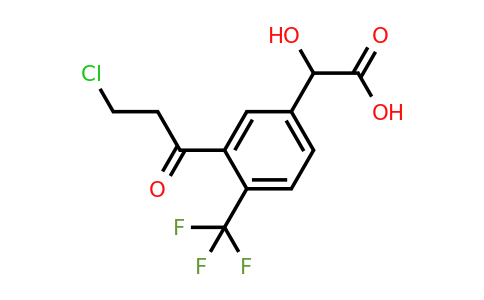 1806459-63-1 | 3-(3-Chloropropanoyl)-4-(trifluoromethyl)mandelic acid