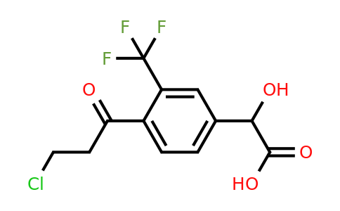 1806459-71-1 | 4-(3-Chloropropanoyl)-3-(trifluoromethyl)mandelic acid