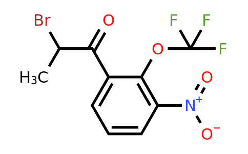 1806459-82-4 | 2-Bromo-1-(3-nitro-2-(trifluoromethoxy)phenyl)propan-1-one