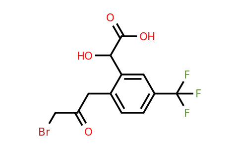 1806459-95-9 | 2-(3-Bromo-2-oxopropyl)-5-(trifluoromethyl)mandelic acid