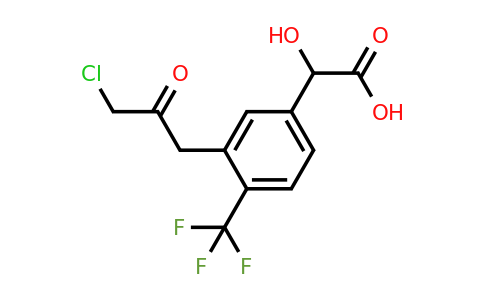 1806460-11-6 | 3-(3-Chloro-2-oxopropyl)-4-(trifluoromethyl)mandelic acid