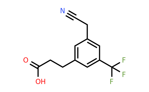1806460-29-6 | 3-(2-Carboxyethyl)-5-(trifluoromethyl)phenylacetonitrile