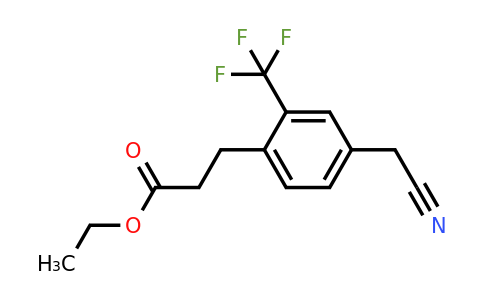 1806460-33-2 | Ethyl 3-(4-(cyanomethyl)-2-(trifluoromethyl)phenyl)propanoate