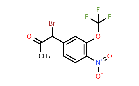 1806460-63-8 | 1-Bromo-1-(4-nitro-3-(trifluoromethoxy)phenyl)propan-2-one