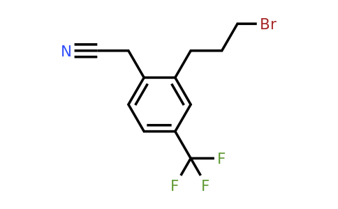 1806460-71-8 | 2-(3-Bromopropyl)-4-(trifluoromethyl)phenylacetonitrile
