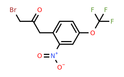 1806460-74-1 | 1-Bromo-3-(2-nitro-4-(trifluoromethoxy)phenyl)propan-2-one