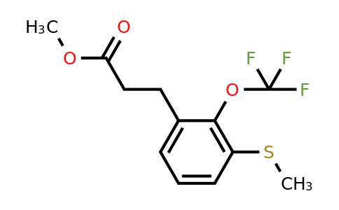 1806460-77-4 | Methyl 3-(3-(methylthio)-2-(trifluoromethoxy)phenyl)propanoate