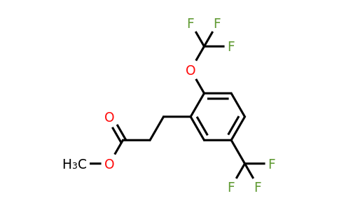 1806460-84-3 | Methyl 3-(2-(trifluoromethoxy)-5-(trifluoromethyl)phenyl)propanoate