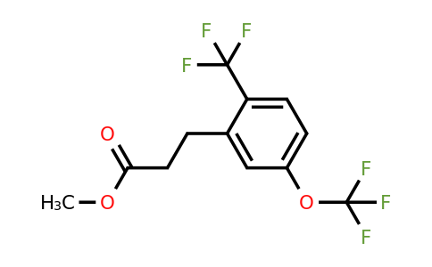 1806460-87-6 | Methyl 3-(5-(trifluoromethoxy)-2-(trifluoromethyl)phenyl)propanoate