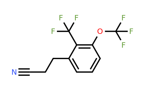 1806460-91-2 | 3-(3-(Trifluoromethoxy)-2-(trifluoromethyl)phenyl)propanenitrile