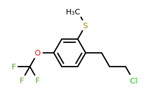 1806461-07-3 | 2-(3-Chloropropyl)-5-(trifluoromethoxy)thianisole