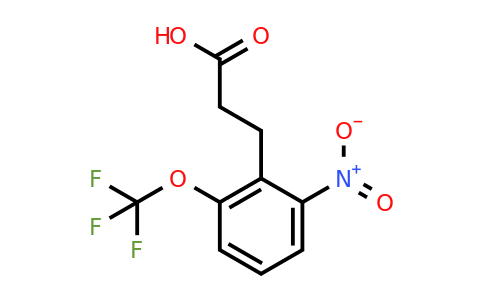 1806461-11-9 | 3-(2-Nitro-6-(trifluoromethoxy)phenyl)propanoic acid