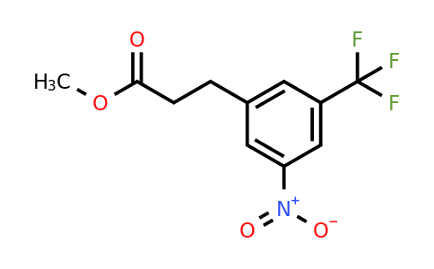 1806461-13-1 | Methyl 3-(3-nitro-5-(trifluoromethyl)phenyl)propanoate