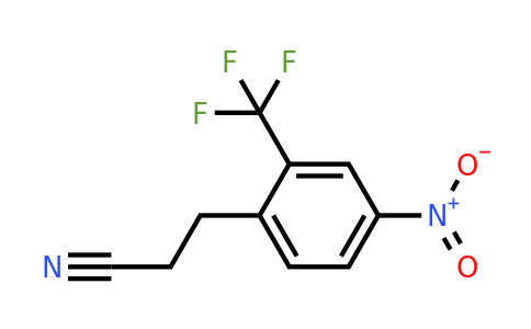 1806461-22-2 | 3-(4-Nitro-2-(trifluoromethyl)phenyl)propanenitrile