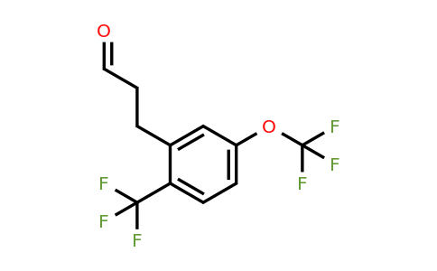 1806461-27-7 | 3-(5-(Trifluoromethoxy)-2-(trifluoromethyl)phenyl)propanal