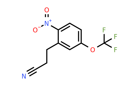 1806461-34-6 | 3-(2-Nitro-5-(trifluoromethoxy)phenyl)propanenitrile