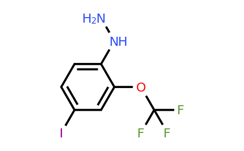1806461-38-0 | 1-(4-Iodo-2-(trifluoromethoxy)phenyl)hydrazine