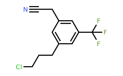1806461-42-6 | 3-(3-Chloropropyl)-5-(trifluoromethyl)phenylacetonitrile