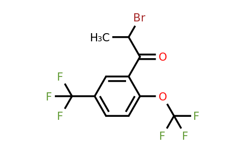 1806461-57-3 | 2-Bromo-1-(2-(trifluoromethoxy)-5-(trifluoromethyl)phenyl)propan-1-one