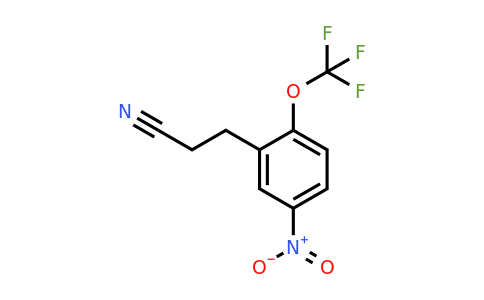 1806461-74-4 | 3-(5-Nitro-2-(trifluoromethoxy)phenyl)propanenitrile