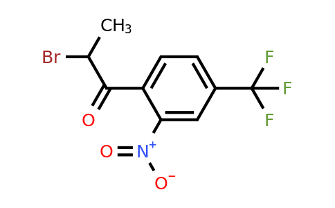 1806461-75-5 | 2-Bromo-1-(2-nitro-4-(trifluoromethyl)phenyl)propan-1-one