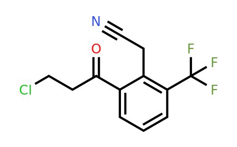 1806461-77-7 | 2-(3-Chloropropanoyl)-6-(trifluoromethyl)phenylacetonitrile