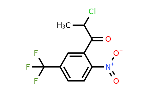 1806462-01-0 | 2-Chloro-1-(2-nitro-5-(trifluoromethyl)phenyl)propan-1-one