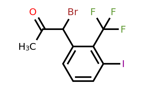 1806462-05-4 | 1-Bromo-1-(3-iodo-2-(trifluoromethyl)phenyl)propan-2-one