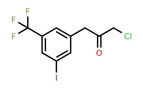 1806462-15-6 | 1-Chloro-3-(3-iodo-5-(trifluoromethyl)phenyl)propan-2-one
