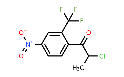 1806462-16-7 | 2-Chloro-1-(4-nitro-2-(trifluoromethyl)phenyl)propan-1-one