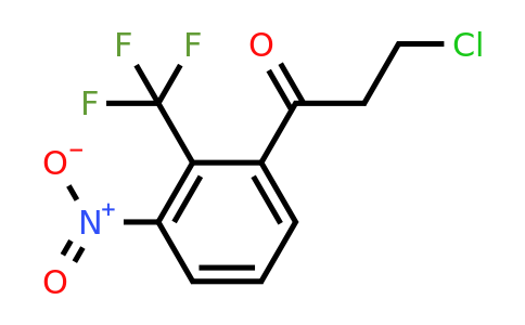 1806462-21-4 | 3-Chloro-1-(3-nitro-2-(trifluoromethyl)phenyl)propan-1-one